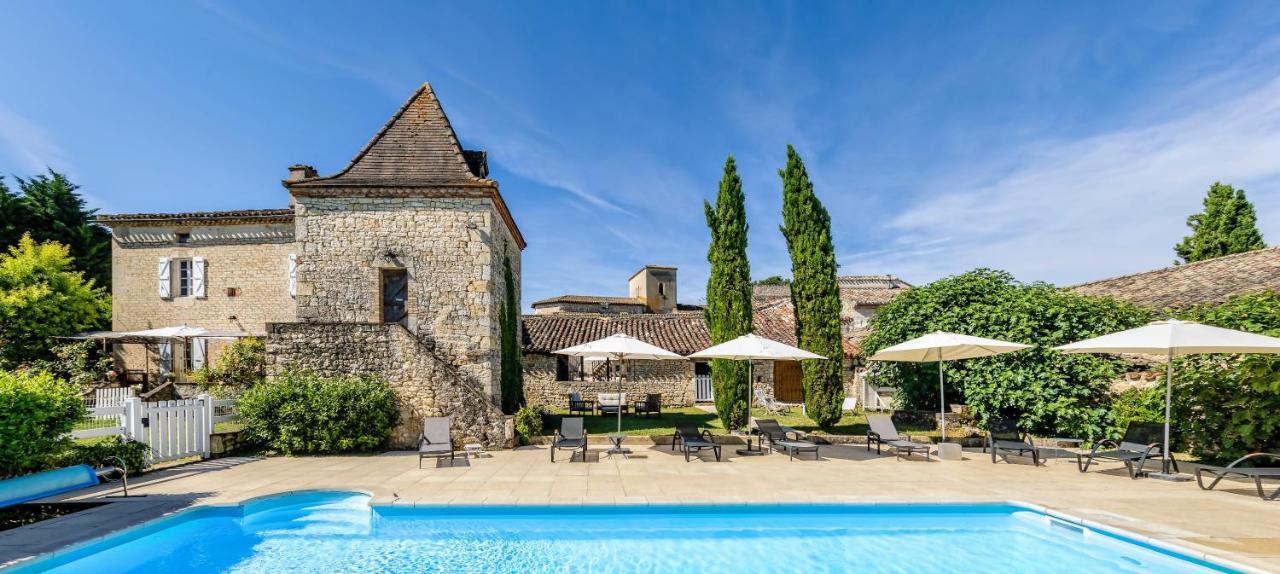 Hotel Les Vents Bleus Donnazac Exterior foto